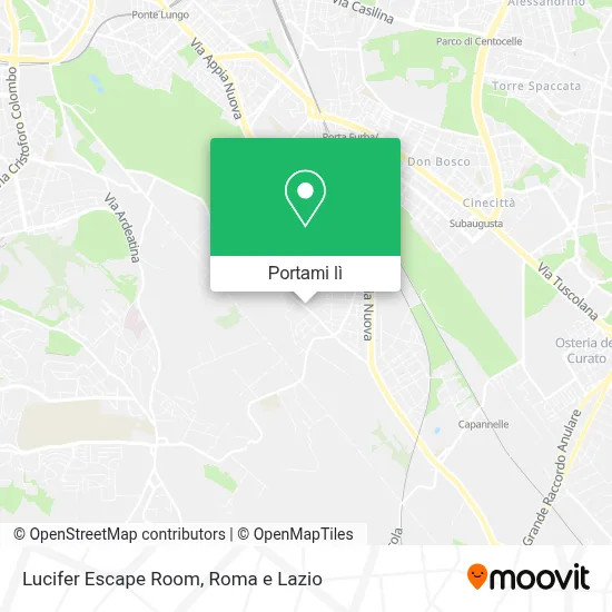 Mappa Lucifer Escape Room
