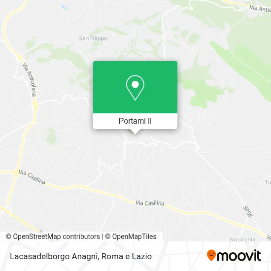 Mappa Lacasadelborgo Anagni
