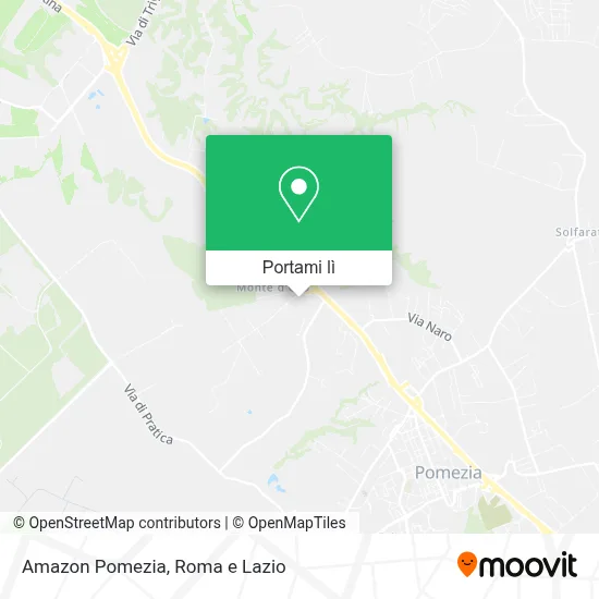 Mappa Amazon Pomezia