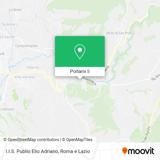 Mappa I.I.S. Publio Elio Adriano