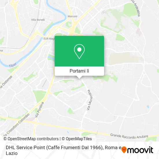 Mappa DHL Service Point (Caffe Frumenti Dal 1966)