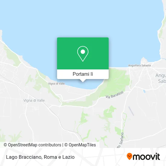 Mappa Lago Bracciano