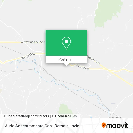Mappa Auda Addestramento Cani