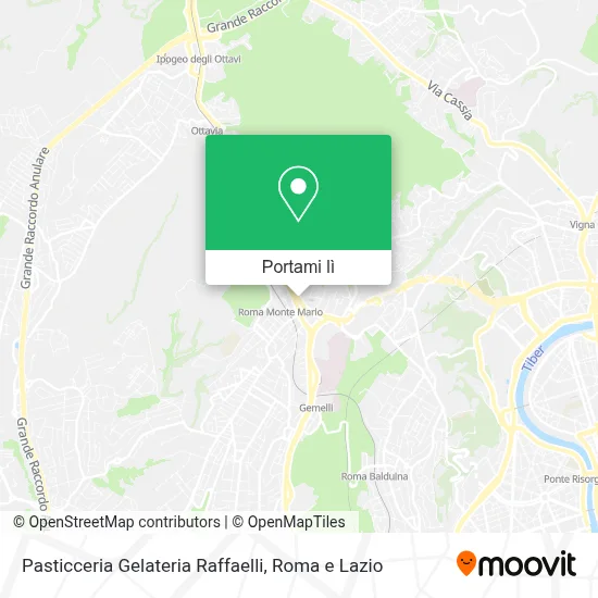 Mappa Pasticceria Gelateria Raffaelli