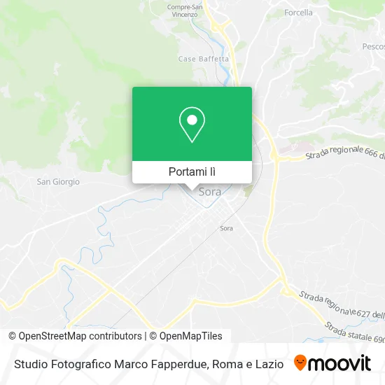 Mappa Studio Fotografico Marco Fapperdue