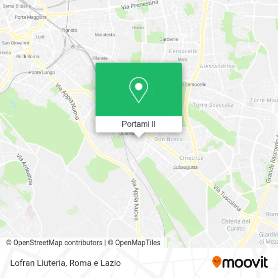 Mappa Lofran Liuteria