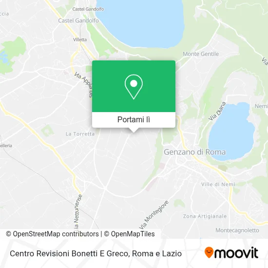 Mappa Centro Revisioni Bonetti E Greco