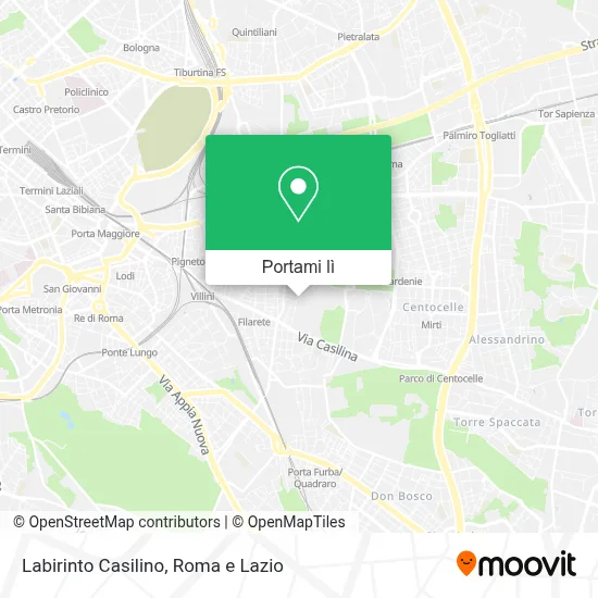 Mappa Labirinto Casilino