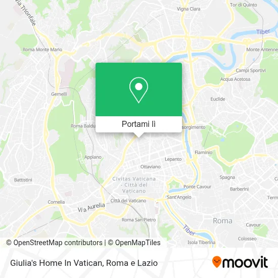 Mappa Giulia's Home In Vatican