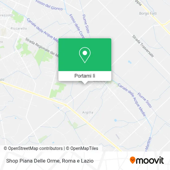 Mappa Shop Piana Delle Orme