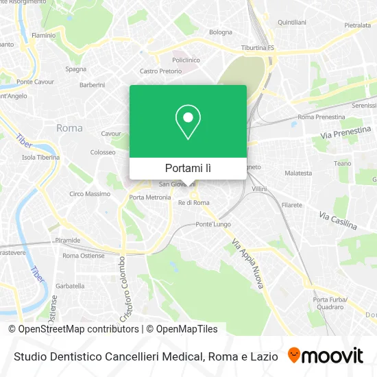 Mappa Studio Dentistico Cancellieri Medical