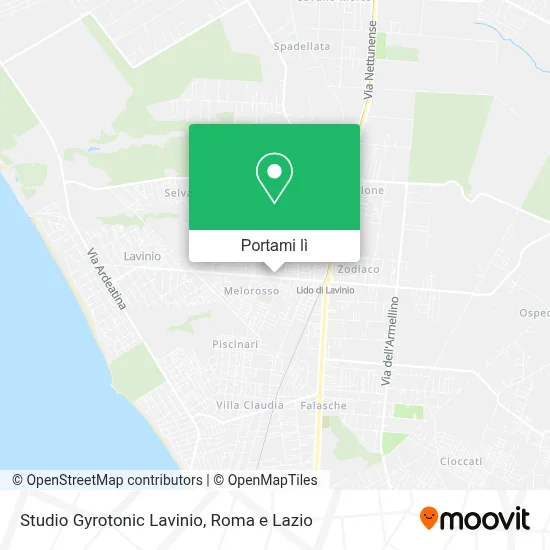 Mappa Studio Gyrotonic Lavinio