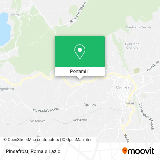 Mappa Pinsafrost