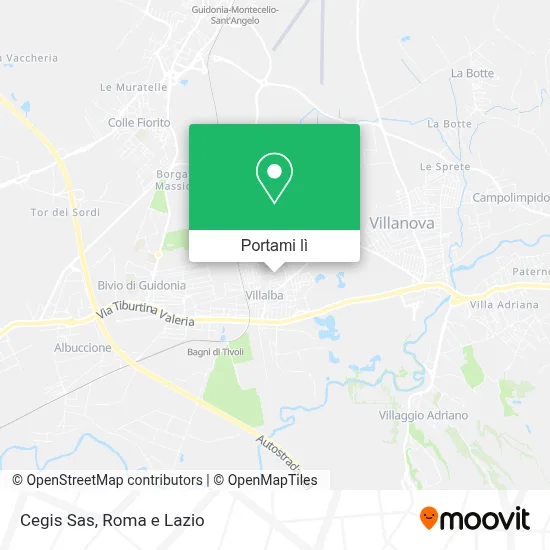 Mappa Cegis Sas