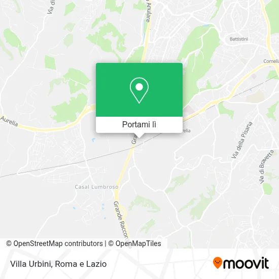 Mappa Villa Urbini