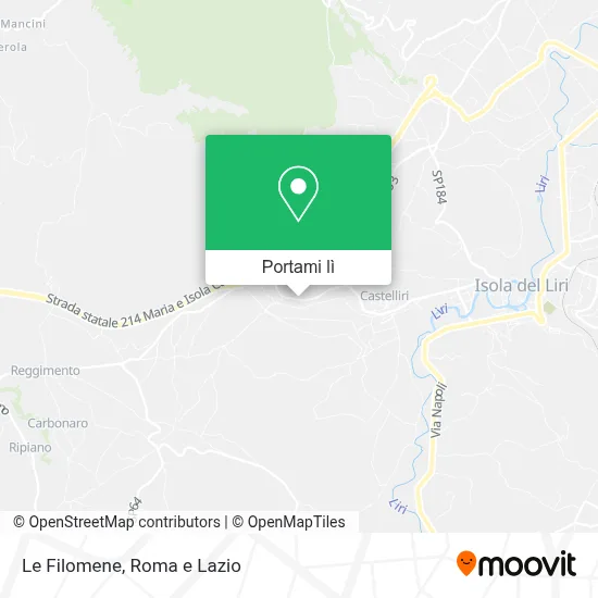 Mappa Le Filomene
