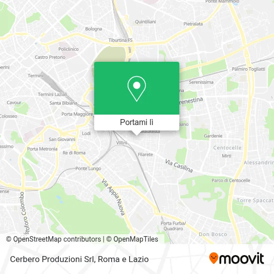 Mappa Cerbero Produzioni Srl