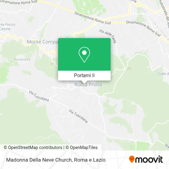 Mappa Madonna Della Neve Church