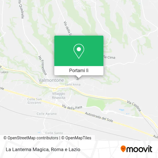 Mappa La Lanterna Magica