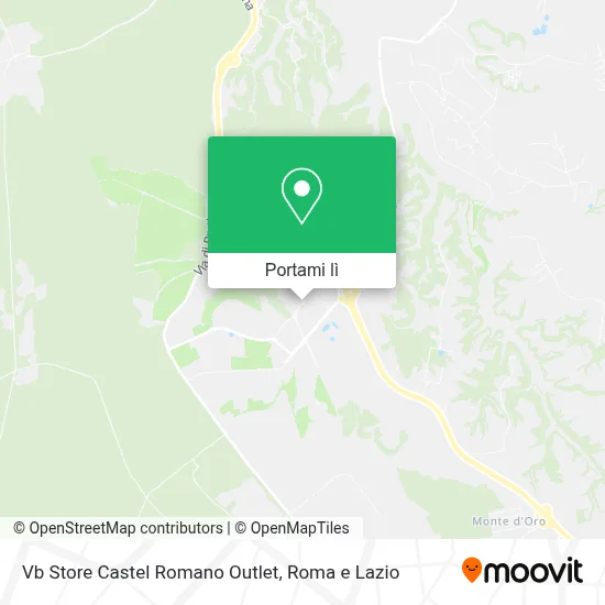 Mappa Vb Store Castel Romano  Outlet
