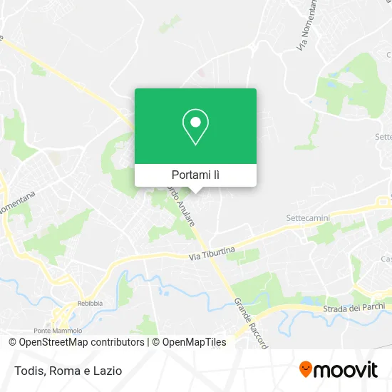 Mappa Todis