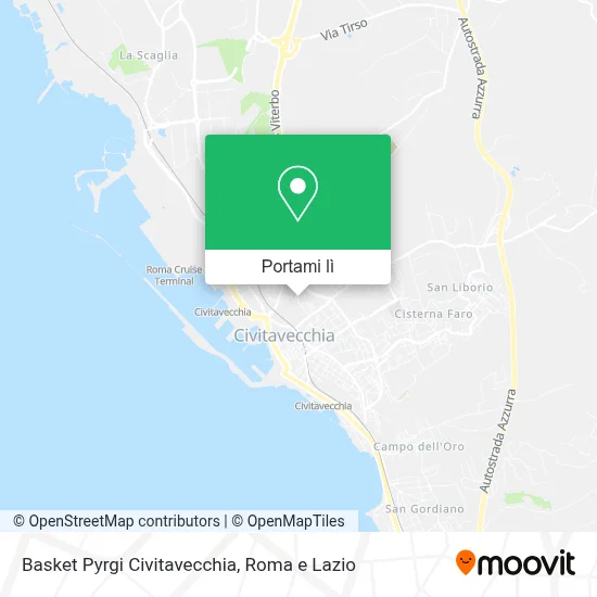 Mappa Basket Pyrgi Civitavecchia