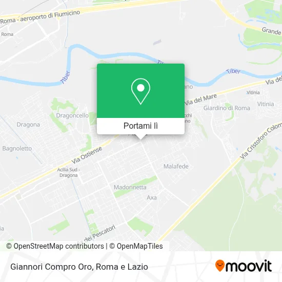 Mappa Giannori Compro Oro