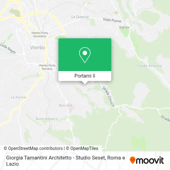 Mappa Giorgia Tamantini Architetto - Studio Seset