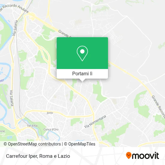 Mappa Carrefour Iper