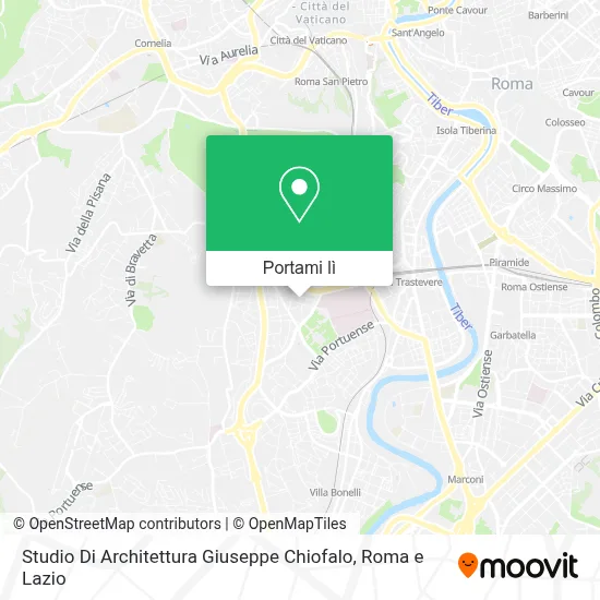 Mappa Studio Di Architettura Giuseppe Chiofalo