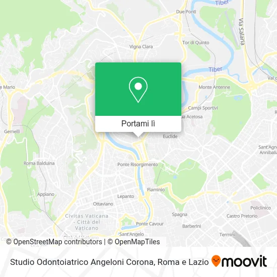 Mappa Studio Odontoiatrico Angeloni Corona