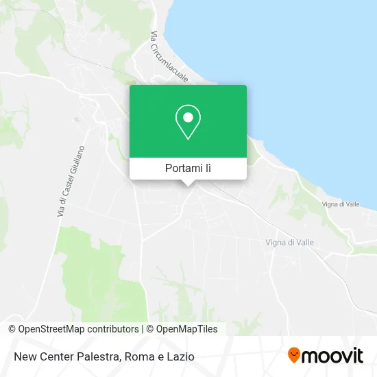 Mappa New Center Palestra