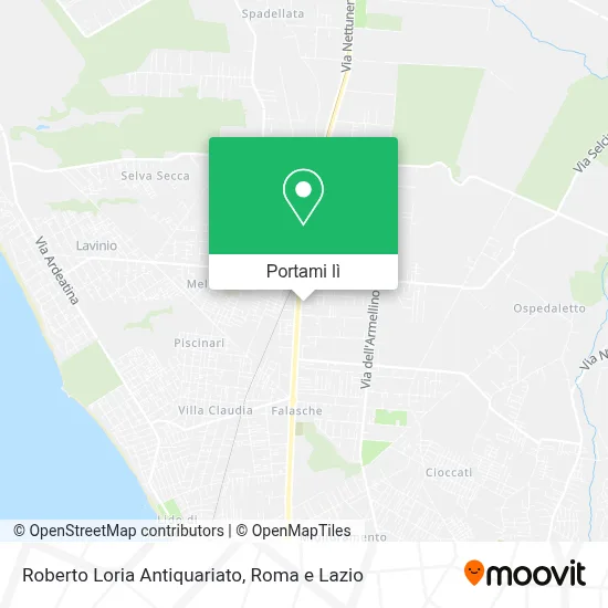 Mappa Roberto Loria Antiquariato