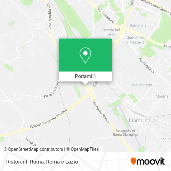 Mappa Ristoranti Roma