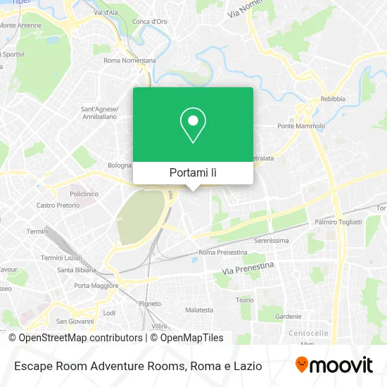 Mappa Escape Room Adventure Rooms