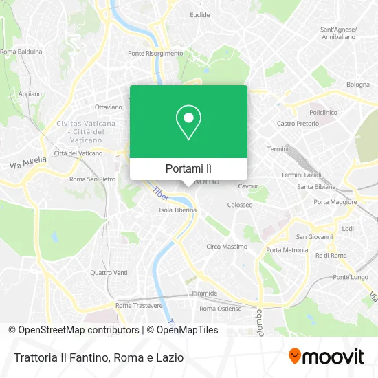 Mappa Trattoria Il Fantino