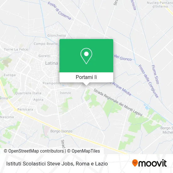 Mappa Istituti Scolastici Steve Jobs