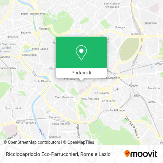 Mappa Ricciocapriccio Eco-Parrucchieri