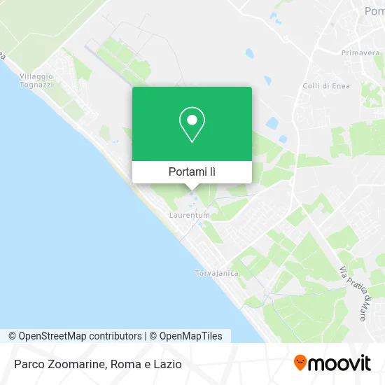 Mappa Parco Zoomarine