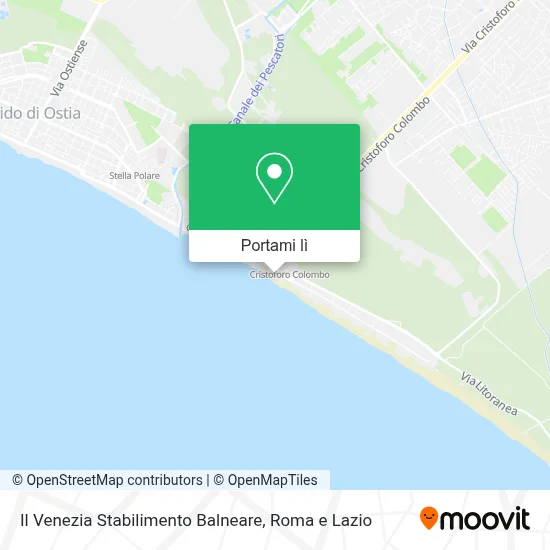 Mappa Il Venezia Stabilimento Balneare