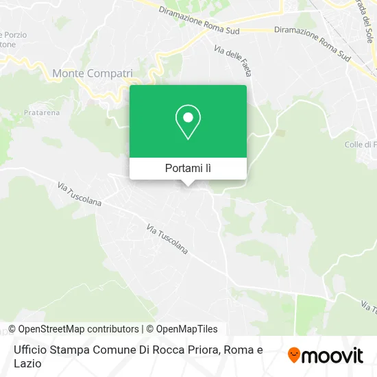 Mappa Ufficio Stampa Comune Di Rocca Priora
