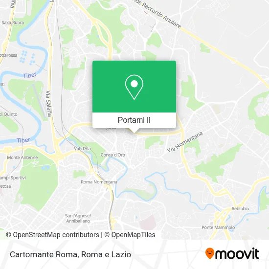Mappa Cartomante Roma