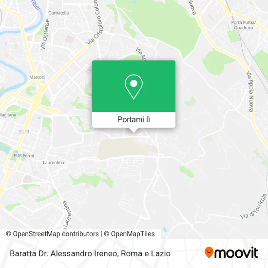 Mappa Baratta Dr. Alessandro Ireneo
