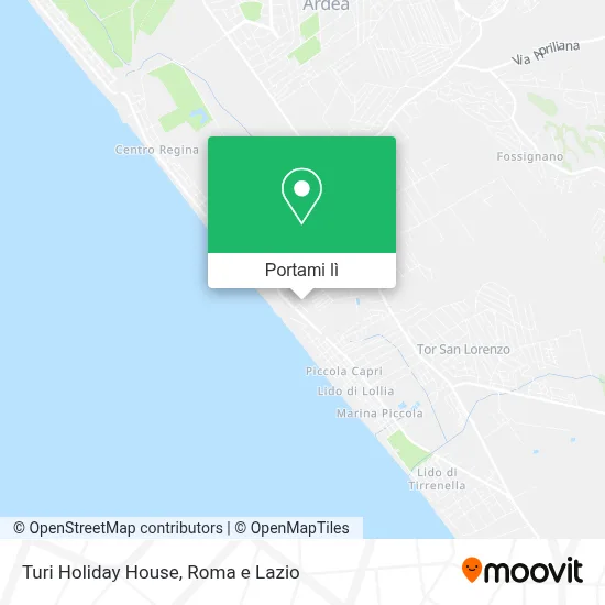 Mappa Turi Holiday House