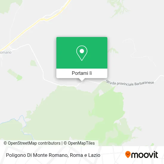 Mappa Poligono Di Monte Romano
