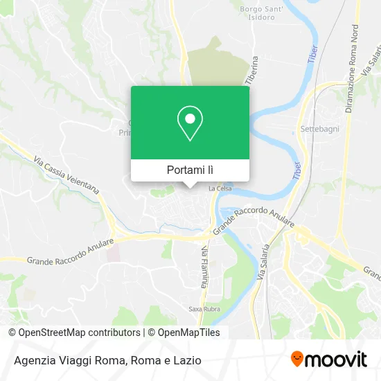 Mappa Agenzia Viaggi Roma