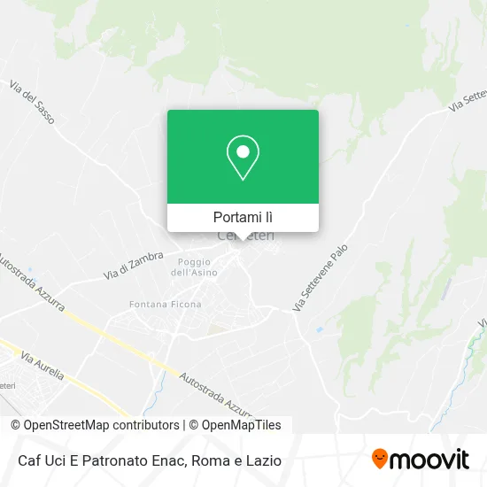 Mappa Caf Uci E Patronato Enac