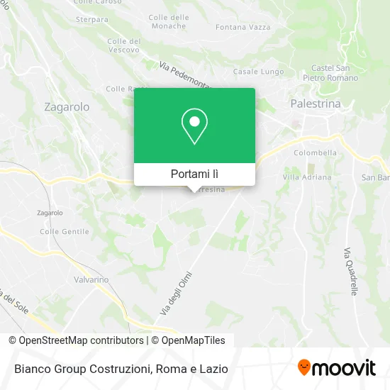 Mappa Bianco Group Costruzioni