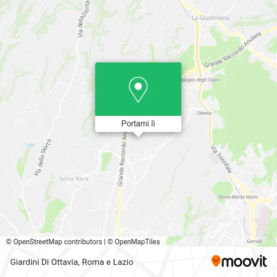 Mappa Giardini Di Ottavia