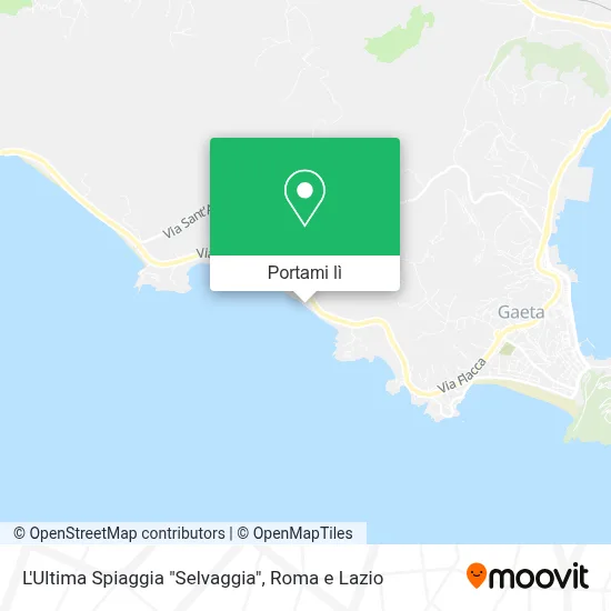 Mappa L'Ultima Spiaggia "Selvaggia"